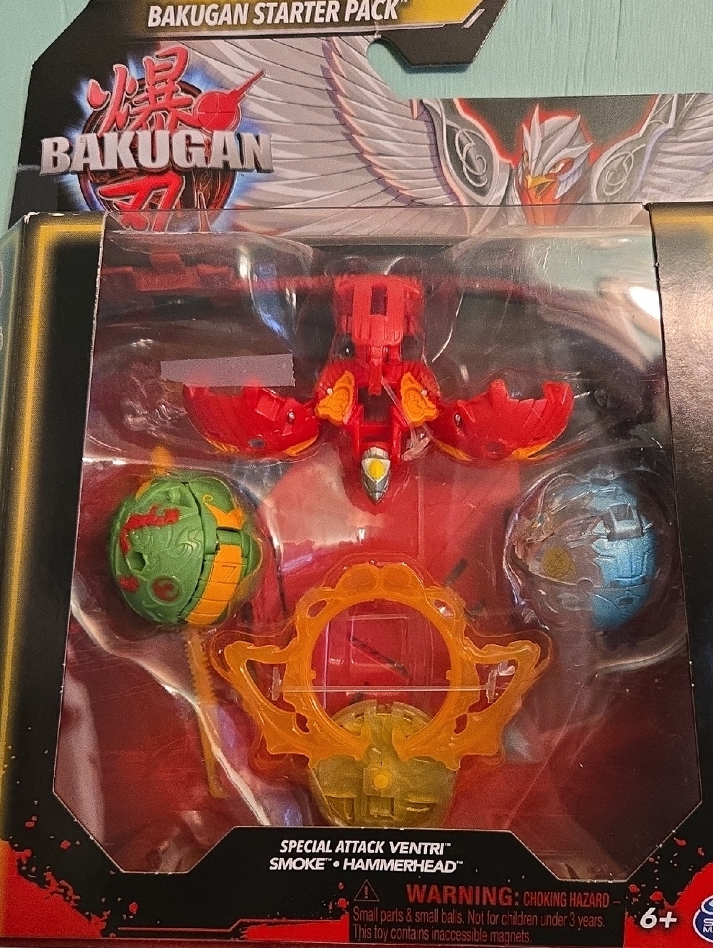 Starter Pack - Red Figure with Green & Blue Spheres